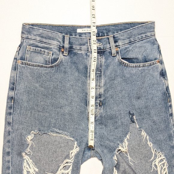 PacSun Distressed Ultra High Waisted Slim Fit Jeans - Picture 13 of 16